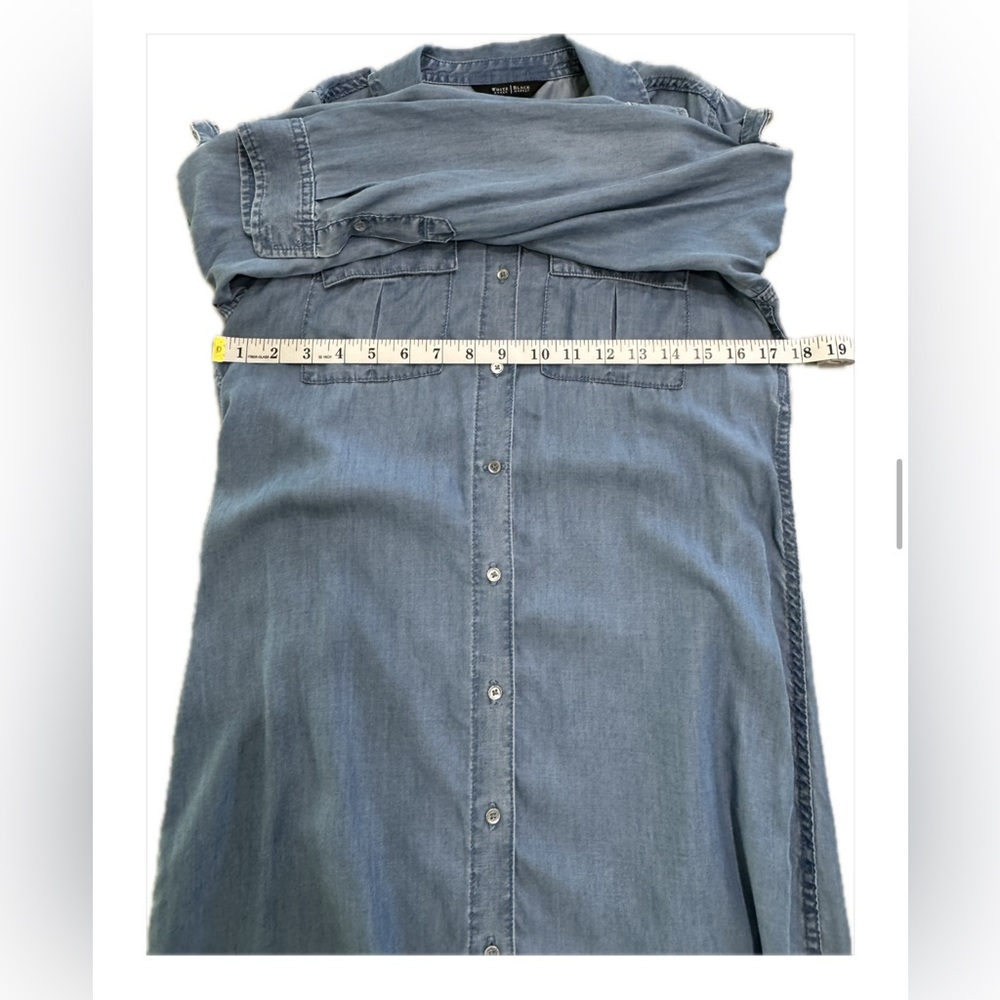 White House Black Market Denim Tunic - Picture 10 of 14